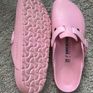 Birkenstock Pastel Pink Slip-On Clog Mule